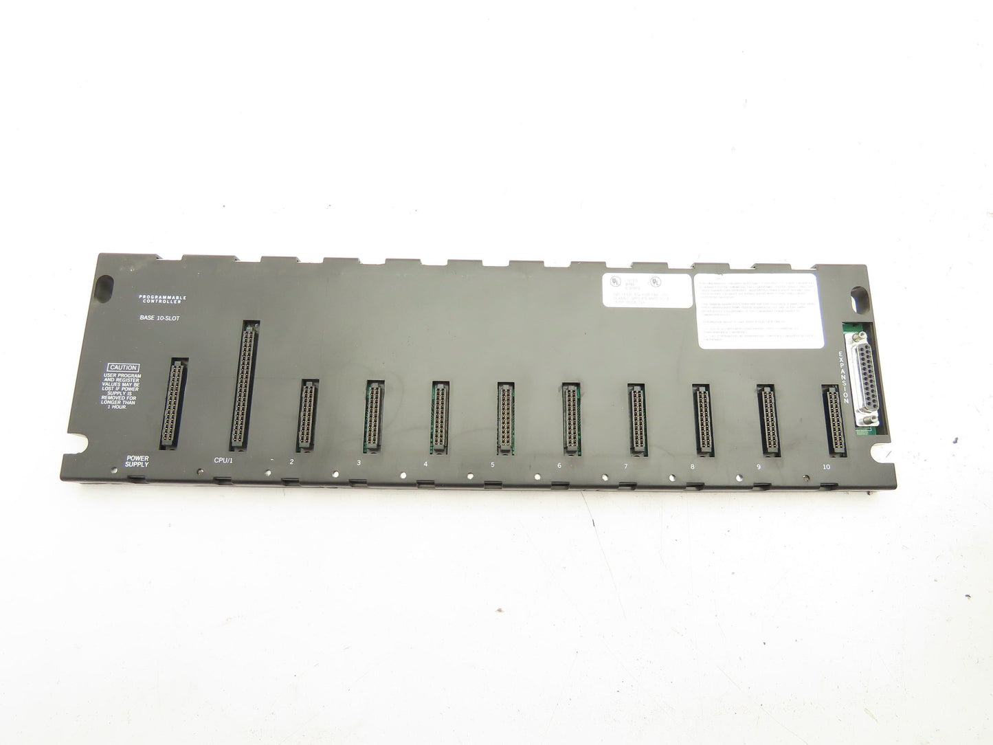 GE Fanuc IC693CHS391 PLC 10 Slot Rack Base Unit CPU I/O Lot of 10