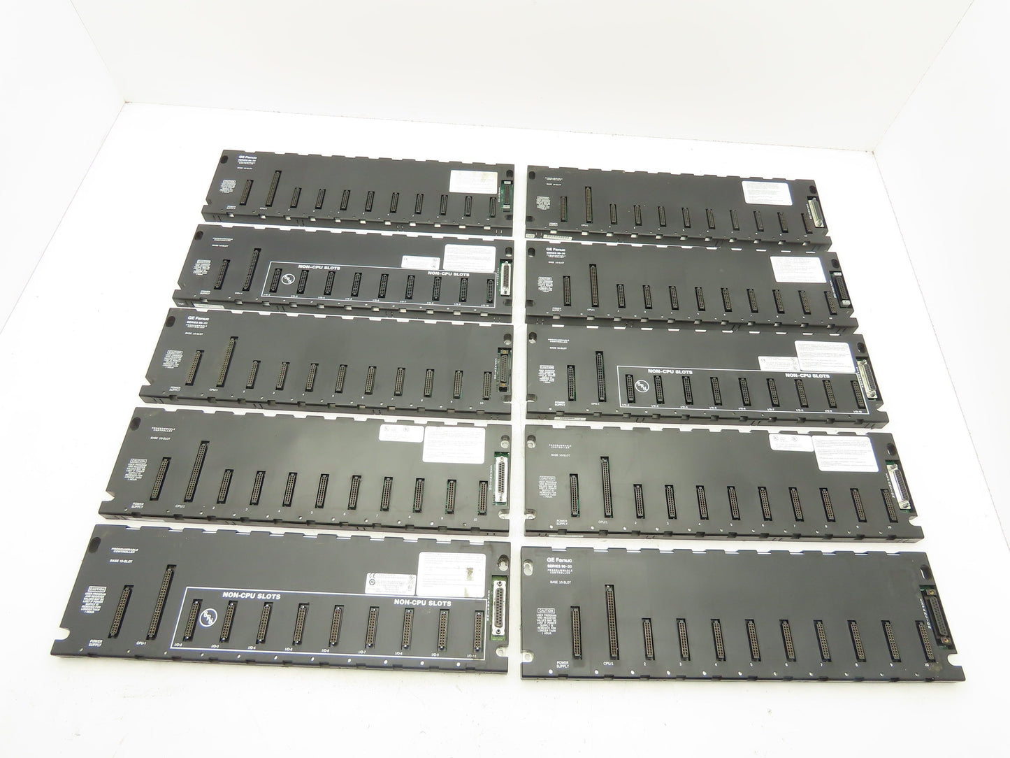 GE Fanuc IC693CHS391 PLC 10 Slot Rack Base Unit CPU I/O Lot of 10