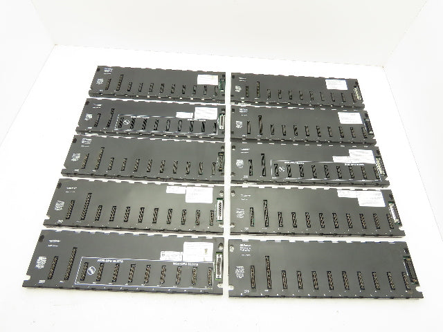 GE Fanuc IC693CHS391 PLC 10 Slot Rack Base Unit CPU I/O Lot of 10