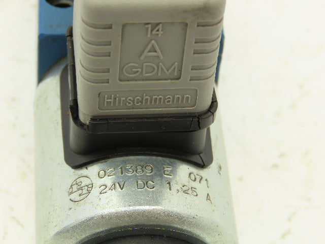 Rexroth 4WE 6 UA62/EG24N9K4 Directional Control Solenoid Valve 24VDC NG6 D03