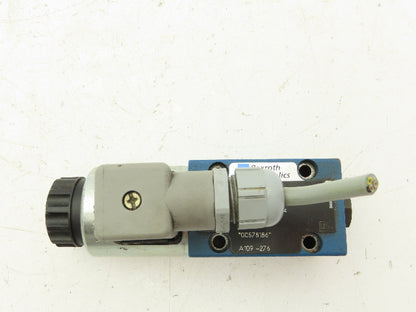 Rexroth 4WE 6 UA62/EG24N9K4 Directional Control Solenoid Valve 24VDC NG6 D03