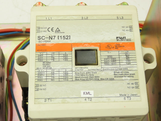 Okuma WCHG-200A/200A Spindle Motor Winding Change Over Unit 120V Coil