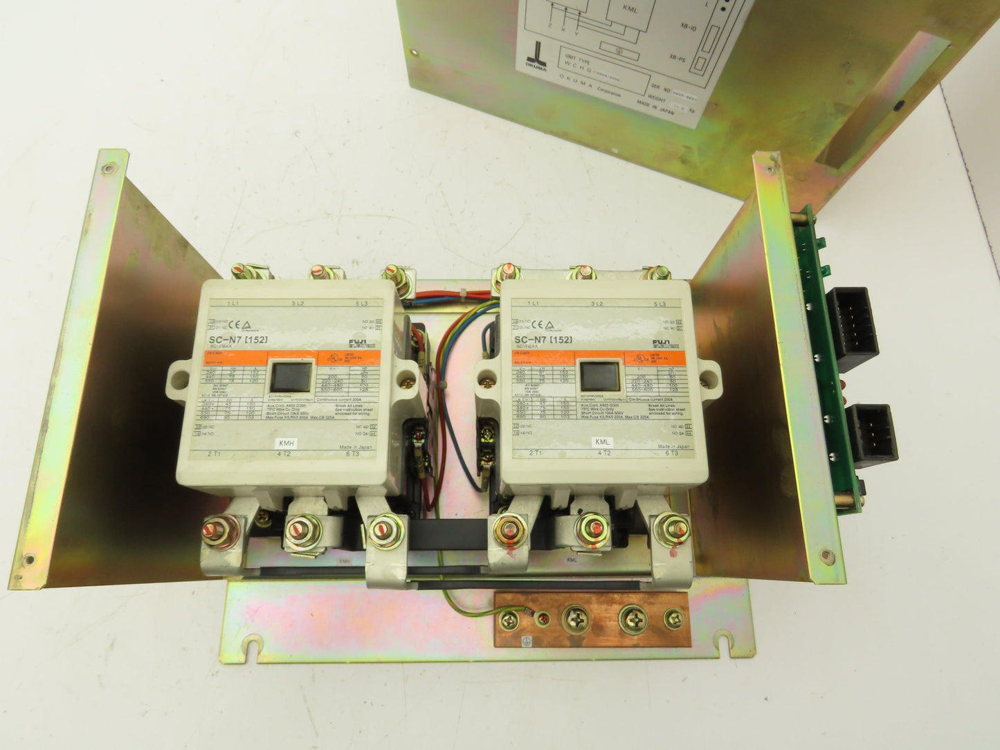 Okuma WCHG-200A/200A Spindle Motor Winding Change Over Unit 120V Coil