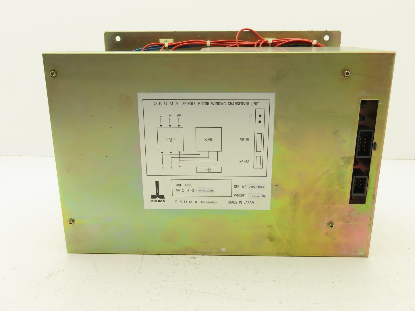 Okuma WCHG-200A/200A Spindle Motor Winding Change Over Unit 120V Coil