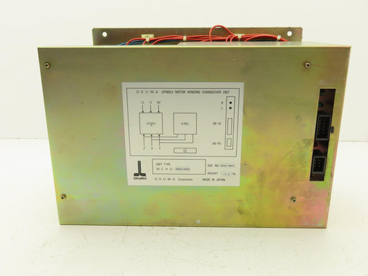 Okuma WCHG-200A/200A Spindle Motor Winding Change Over Unit 120V Coil