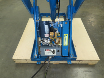 Advance Lifts AL-236 Hydraulic Scissor Lift 2000lbs 24x48" Top 480V 36"Travel