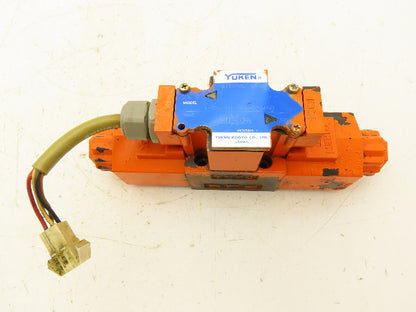 Yuken T-DSG-01-3C4-D24-50 Directional Control Solenoid Valve 24V 4/3 NG6 D03