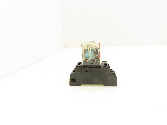 Omron MY4N-D2 Socket Relay 4PDT 5A 24VDC w/Base  Lot of 17