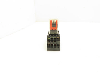 Omron MY4N-D2 Socket Relay 4PDT 5A 24VDC w/Base  Lot of 17