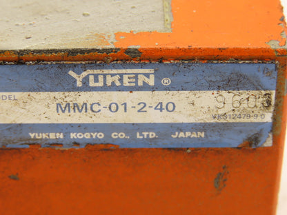 Yuken MMC-01-2-40 Hydraulic Modular Valve Base Plate 2-Station D03 Manifold