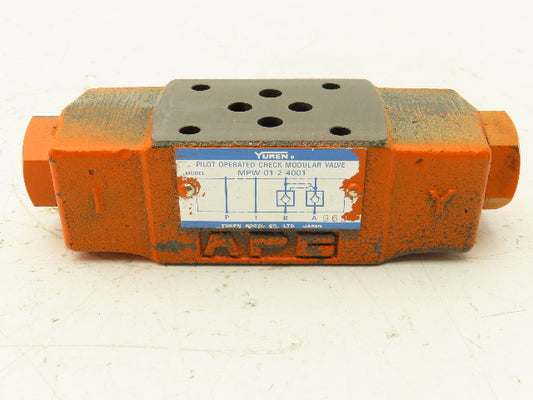 Yuken MPW-01-2-4001 Pilot Operated Modular Check Valve D03