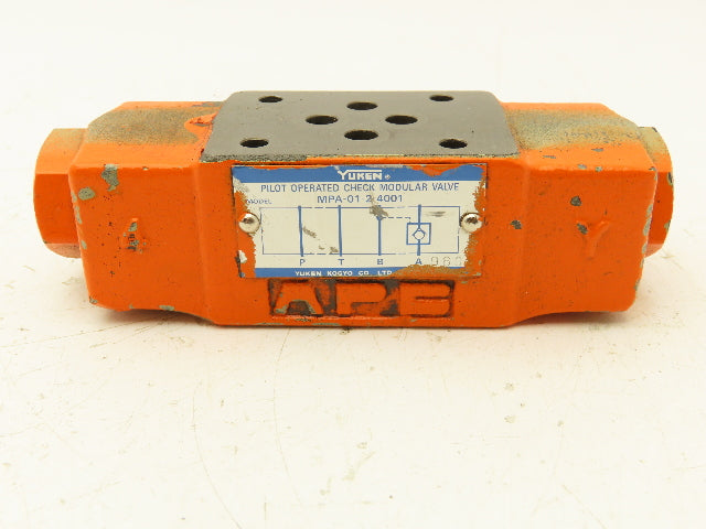 Yuken MPA-01-2-4001 Pilot Operated Modular Check Valve D03