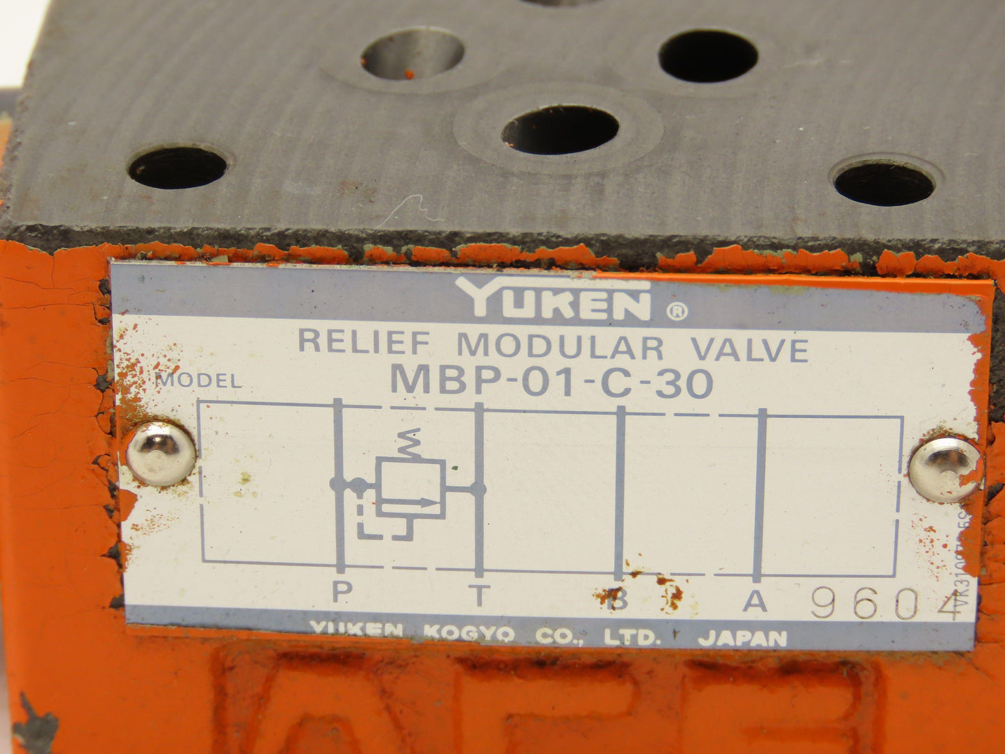 Yuken MBP-01-C-30 Modular Relief Sandwich Stack Valve D03