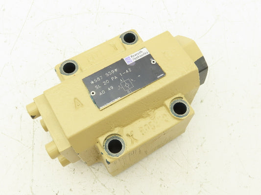 Rexroth SL 20 PA 1-42 Hydraulic Check Valve Pilot Operated