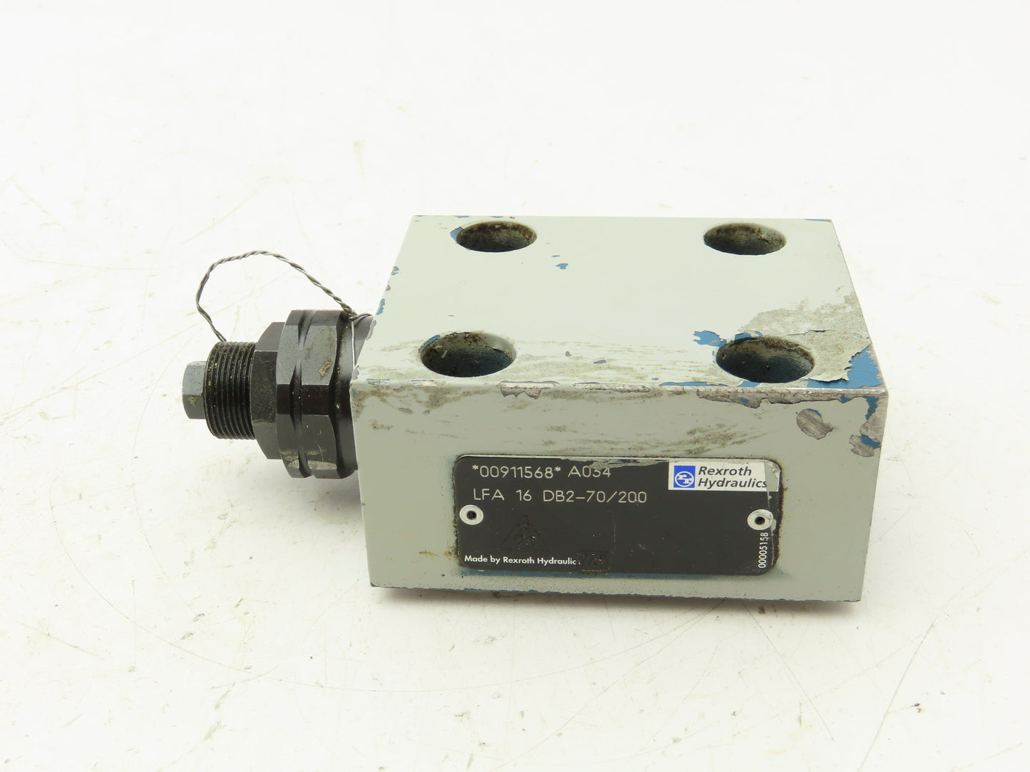Rexroth LFA 16 DB2-70/200 Logic Cartridge Manual Relief Valve Control Cover