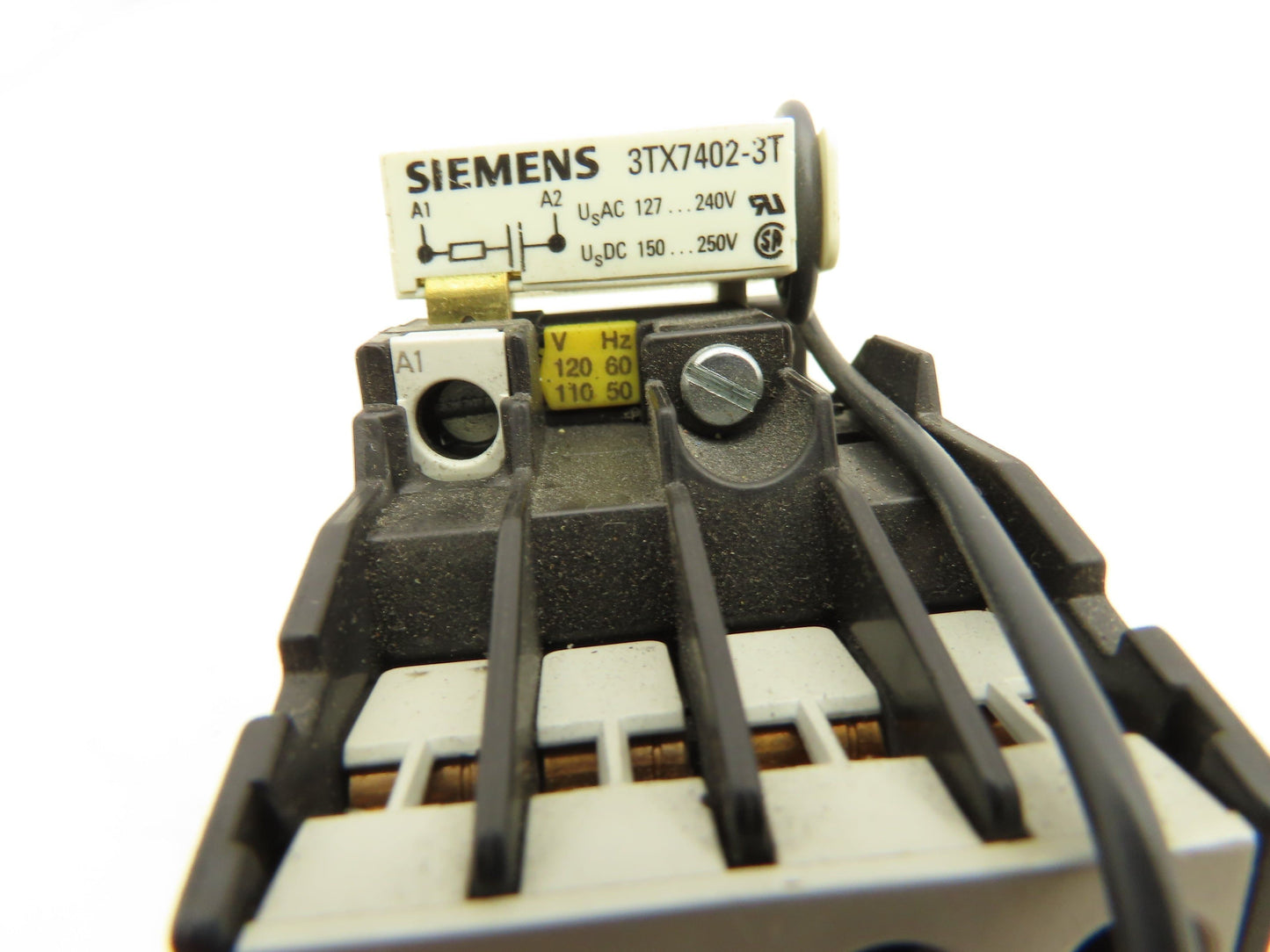 Siemens 3TF4101-0A Contactor 120V Coil 20A 600V Lot of 2