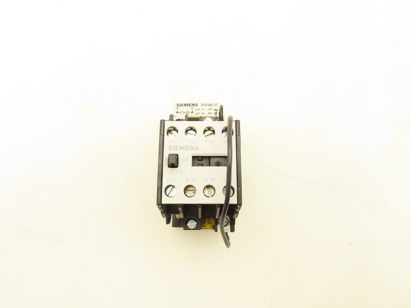 Siemens 3TF4101-0A Contactor 120V Coil 20A 600V Lot of 2