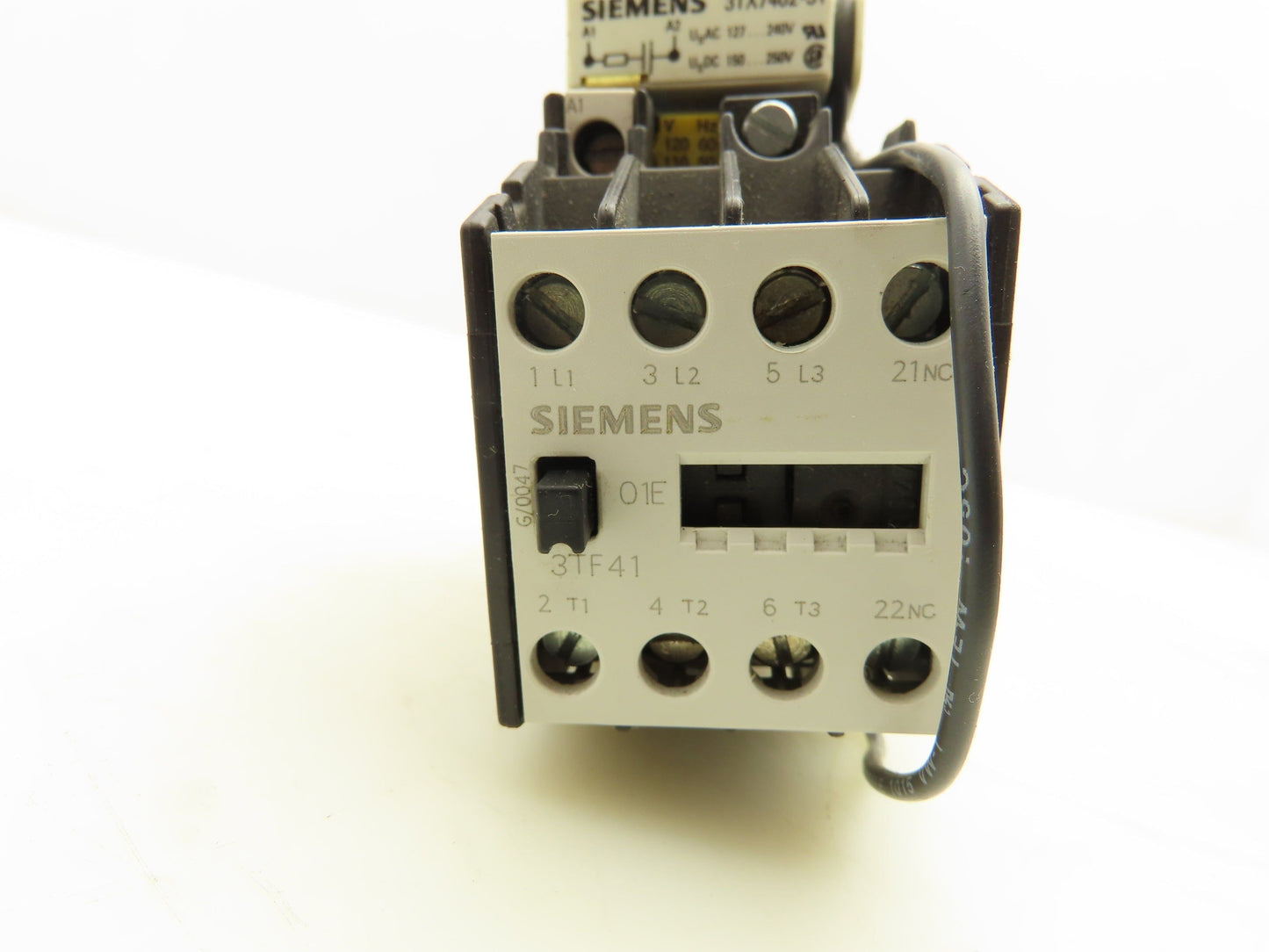 Siemens 3TF4101-0A Contactor 120V Coil 20A 600V Lot of 2