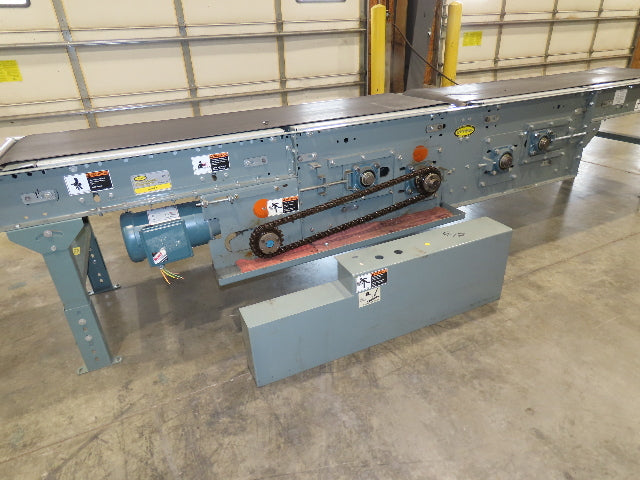 Hytrol 24"x 12' Gapper Conveyor 18" Belt 2-Speed Package Gapping 205-365 FPM