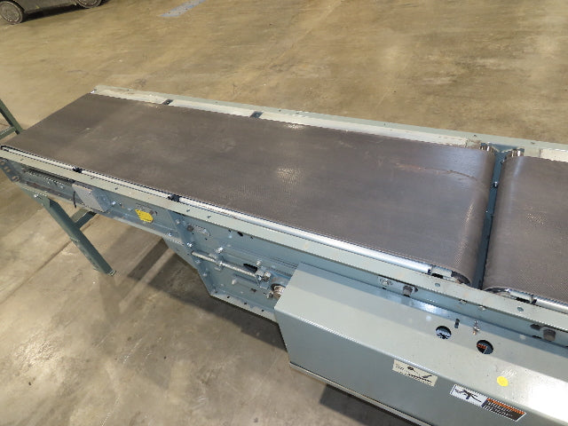 Hytrol 24"x 12' Gapper Conveyor 18" Belt 2-Speed Package Gapping 205-365 FPM