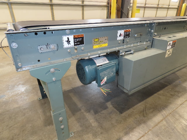 Hytrol 24"x 12' Gapper Conveyor 18" Belt 2-Speed Package Gapping 205-365 FPM