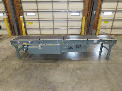 Hytrol 24"x 12' Gapper Conveyor 18" Belt 2-Speed Package Gapping 205-365 FPM
