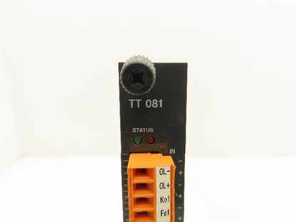 Keba TT-081 PLC Temperature Slot Card Module