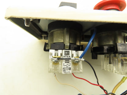 Hoffman E2PB Allen Bradley Push Button Enclosure E-Stop Momentary Selector