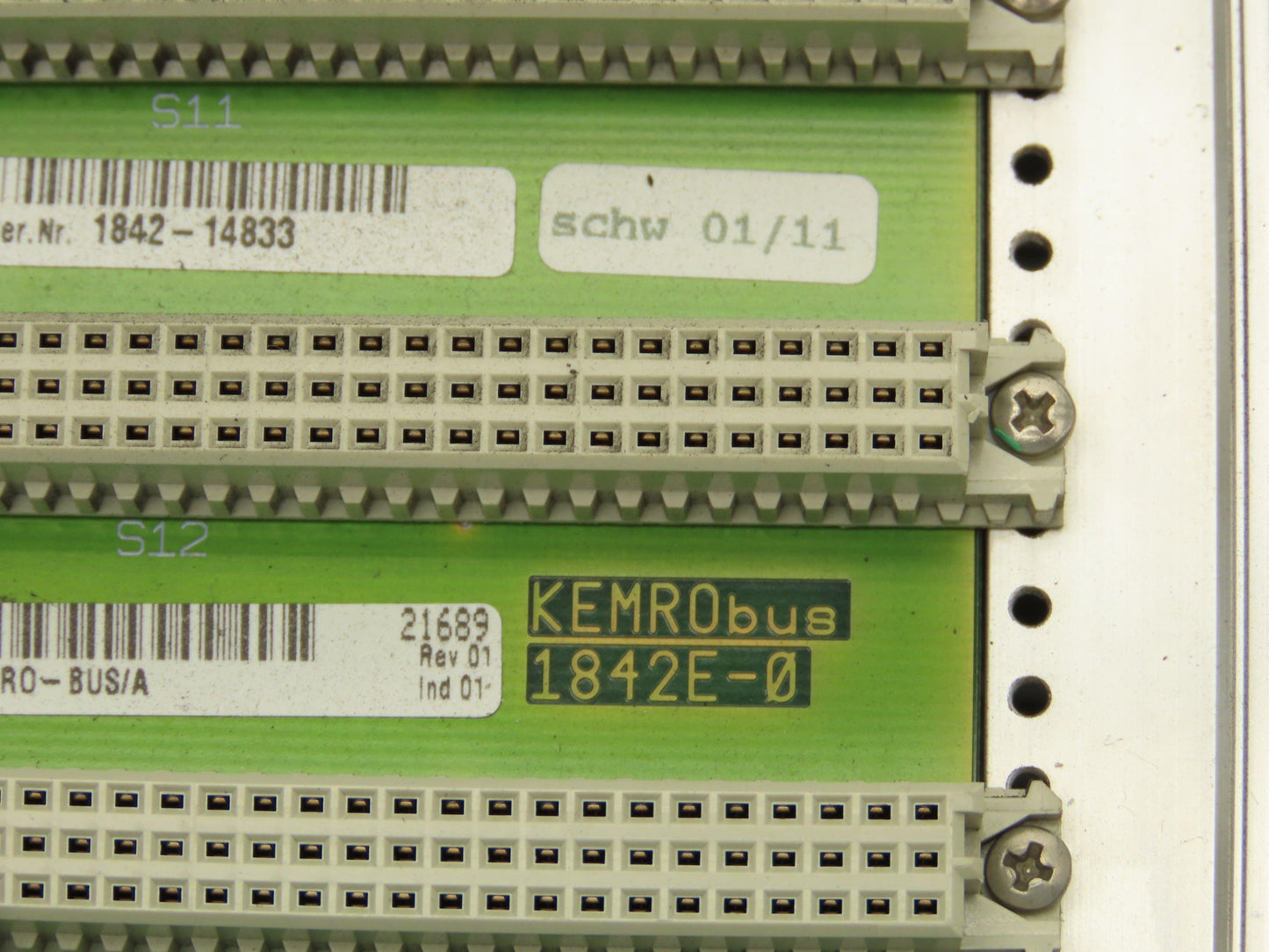 Keba CC100A03/CAN/4/53756 PLC Chassis 16-Slot Rack w/Motherboard 1842E-0