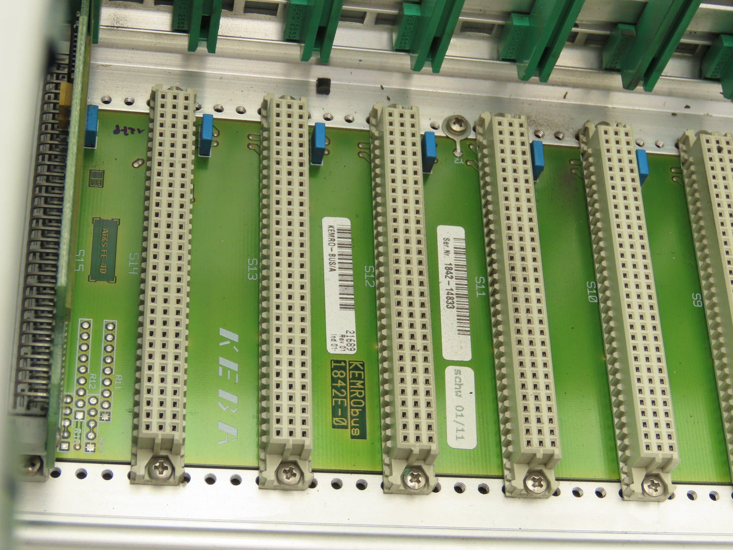 Keba CC100A03/CAN/4/53756 PLC Chassis 16-Slot Rack w/Motherboard 1842E-0