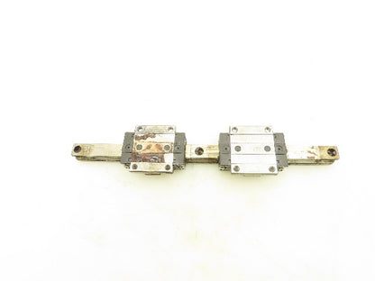 Bosh Rexroth R165119420 Ball Car Linear Guide Carriage Blocks 15x252mm 10" Rail