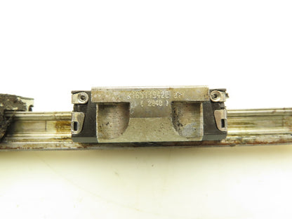 Bosh Rexroth R165119420 Ball Car Linear Guide Carriage Blocks 15x252mm 10" Rail