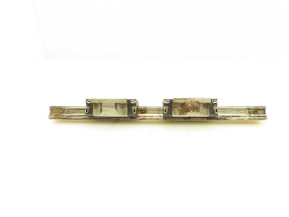 Bosh Rexroth R165119420 Ball Car Linear Guide Carriage Blocks 15x252mm 10" Rail