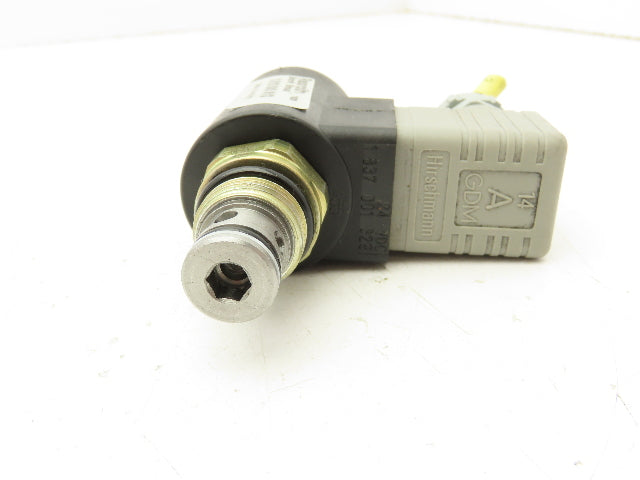Bosch Rexroth 0 810 040 910 Directional Cartridge Poppet Valve 24VDC Solenoid