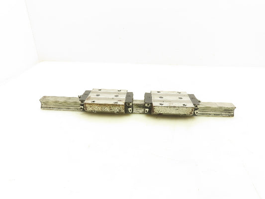 Bosh Rexroth R165321420 Ball Car Linear Guide Carriage Block 20 x 418mm Rail