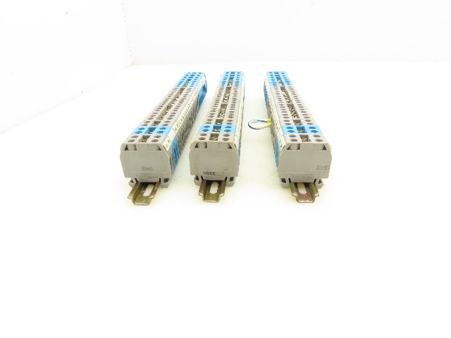 Entrelec DR 4/6.1 Terminal Block DIN Rail Lot of 105 Total 3 Pieces