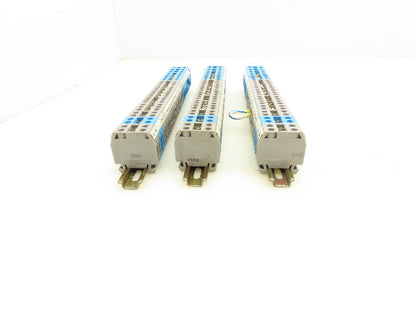 Entrelec DR 4/6.1 Terminal Block DIN Rail Lot of 105 Total 3 Pieces
