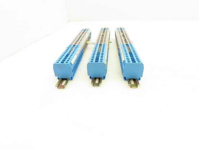 Entrelec DR 4/6.1 Terminal Block DIN Rail Lot of 105 Total 3 Pieces