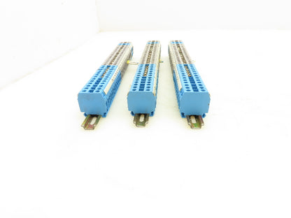 Entrelec DR 4/6.1 Terminal Block DIN Rail Lot of 105 Total 3 Pieces