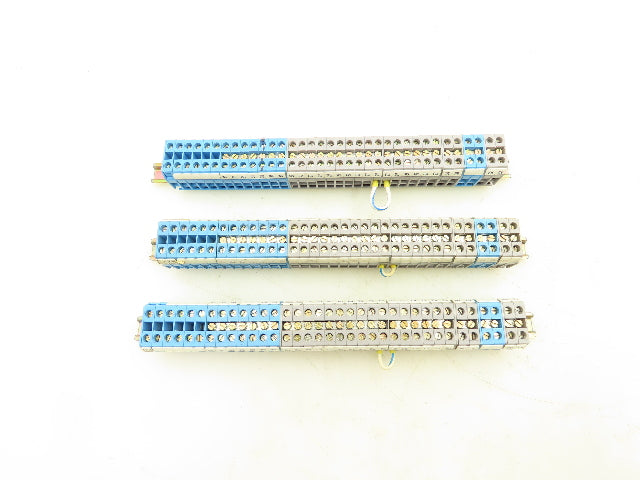 Entrelec DR 4/6.1 Terminal Block DIN Rail Lot of 105 Total 3 Pieces