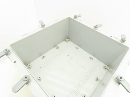 Kraloy JBX12126 Electrical Enclosure 12x12x6" PVC Junction Pull Box 822 Cu In
