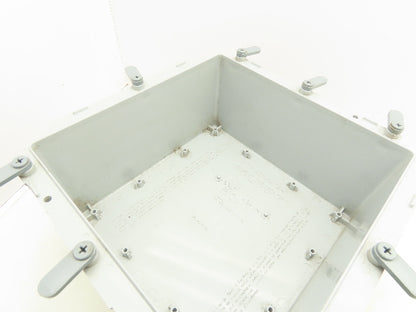 Kraloy JBX12126 Electrical Enclosure 12x12x6" PVC Junction Pull Box 822 Cu In