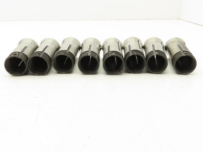 5C Round Collet Set 1/16" to 1/2" by 16ths  Lot of 8