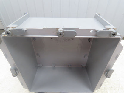 Kraloy JBX12126 Electrical Enclosure 12x12x6" PVC Junction Pull Box No Lid