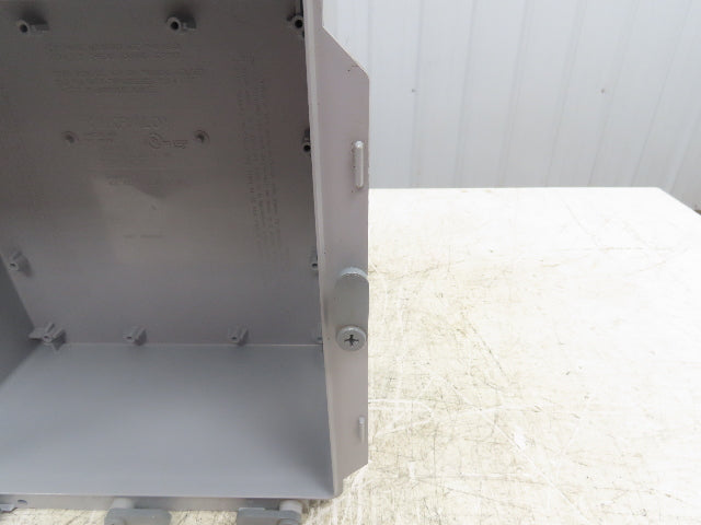 Kraloy JBX12126 Electrical Enclosure 12x12x6" PVC Junction Pull Box No Lid