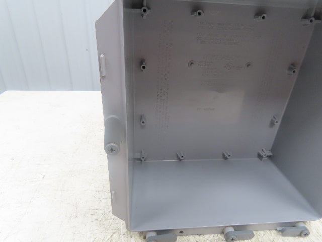 Kraloy JBX12126 Electrical Enclosure 12x12x6" PVC Junction Pull Box No Lid