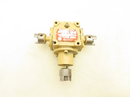 Hub City 0220-21101 M3 Right Angle Gear Drive 1:1 Reducer 5/8" Dual Shaft