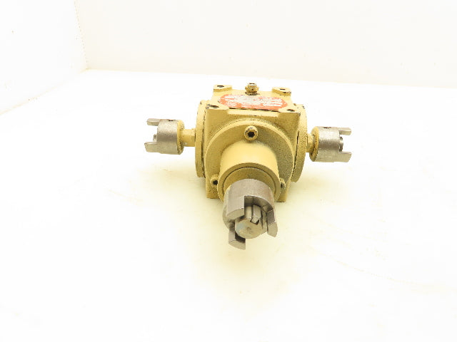 Hub City 0220-21101 M3 Right Angle Gear Drive 1:1 Reducer 5/8" Dual Shaft