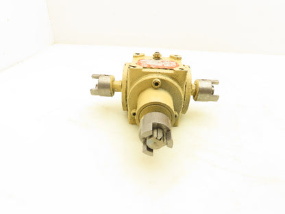 Hub City 0220-21101 M3 Right Angle Gear Drive 1:1 Reducer 5/8" Dual Shaft