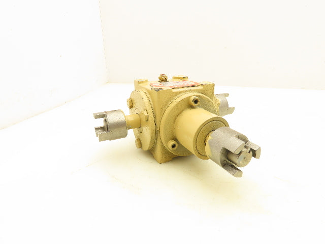 Hub City 0220-21101 M3 Right Angle Gear Drive 1:1 Reducer 5/8" Dual Shaft